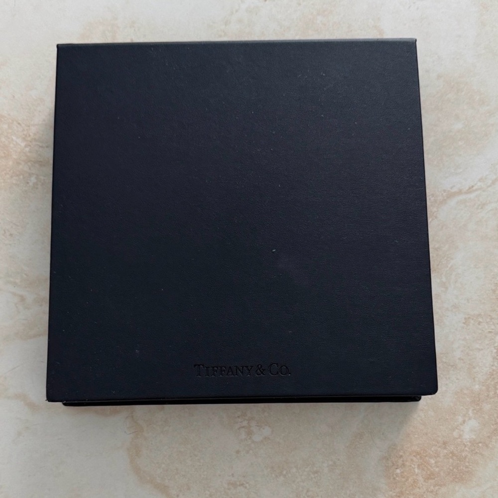 Authentic Tiffany & Co. Black Leather Jewelry Box - Picture 3 of 5
